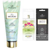 7suns Tan Delight Accelerator Dark Tanning + Gratisy