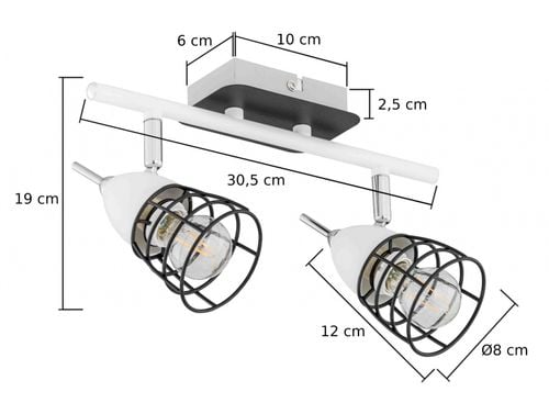 oprawa przysufitowa 2pł. sky 1522 na Arena.pl