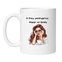 KUBEK "A TERAZ PRINCZIPESSA NAPIJE SIĘ KAWY"