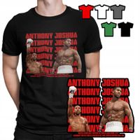 KOSZULKA T-SHIRT MĘSKI WZORY - Anthony Joshua BOKS MMA WALKI KLATKA - S