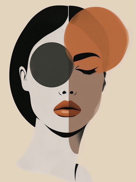 Plakat 60x80cm Dwie Strony Piękna zdjęcie 1
