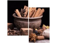 60X60CM POPOŁUDNIOWA KAWA DWU OBRAZ ŚCIAN