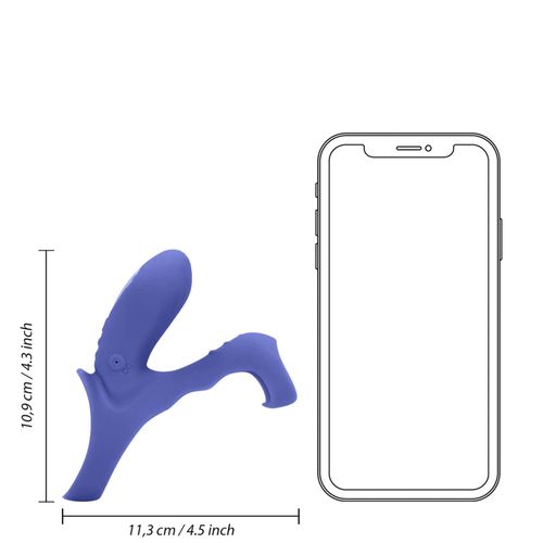 vibrating cockring with clit stimulation - tamiya blue na Arena.pl