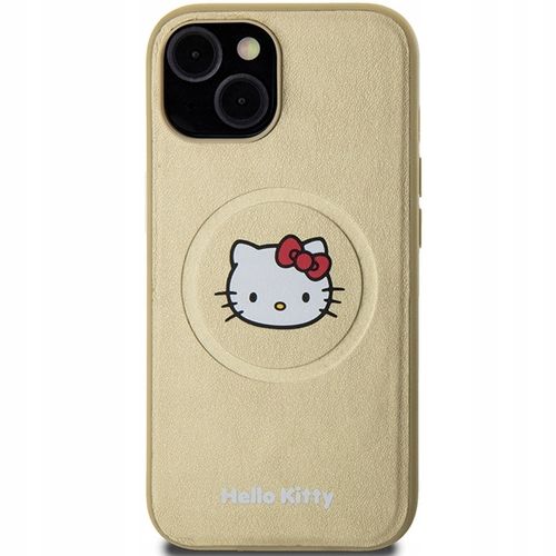 ETUI DO IPHONE 15 / 14 / 13 HELLO KITTY HARDCASE LEATHER KITTY HEAD na Arena.pl