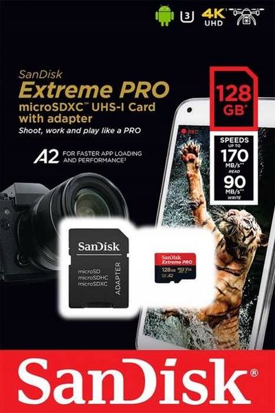 Karta pamięci SanDisk Extreme PRO microSDXC 128 GB zdjęcie 11