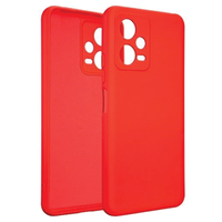 beline etui silicone xiaomi redmi note12 5g / poco x5 5g czerwony /red
