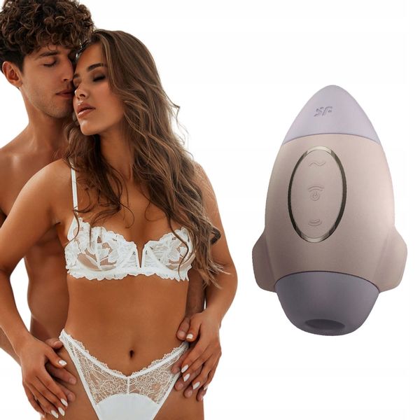 Stymulator dla kobiet w kształcie rakiety, silikonowy. zdjęcie 2