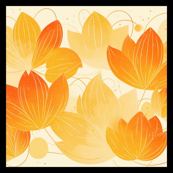Plakat 40x40cm Jesienna Wizualizacja zdjęcie 2