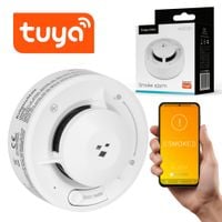 Bezprzewodowy czujnik dymu Kruger&Matz KD122LH Tuya alarm przeciwpożarowy