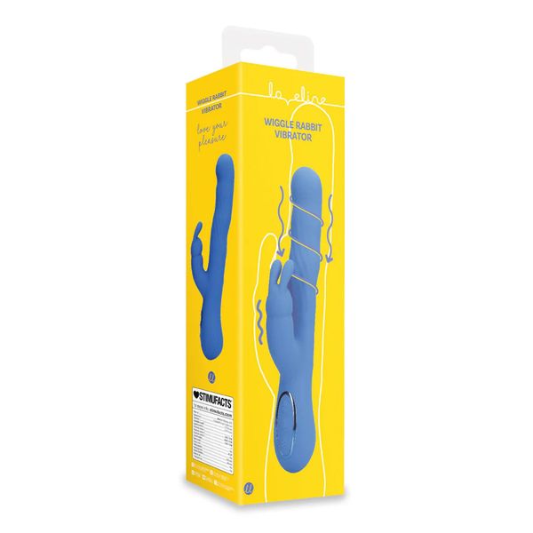 Wiggle Rabbit Vibrator - Jetset Blue zdjęcie 2