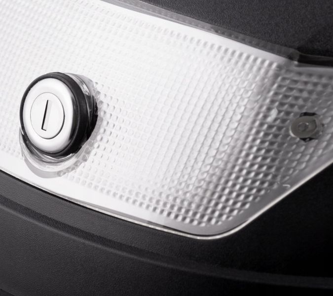 KUFER DO SKUTERA MOTOCYKLA QUADA ROWERU ELEKTRYCZNEGO CZARNY 28L MOCOWANIE zdjęcie 3