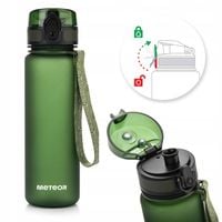 BIDON BUTELKA SPORTOWA METEOR 500ml 22,5cm TRITAN wskaźnik wody uchwyt