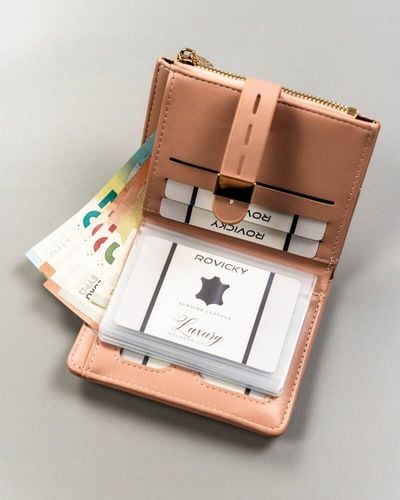 portfel damski ze skóry ekologicznej z wkładką na karty - 4u cavaldi na Arena.pl