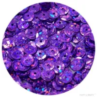 CEKINY HOLOGRAMOWE 6MM FIOLET H60 BREWIS