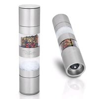 Młynek ręczny do soli i pieprzu przypraw ziarnistych 2w1