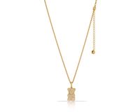 naszyjnik z misiem wysadzanym kryształkami (c23/zim/120au)