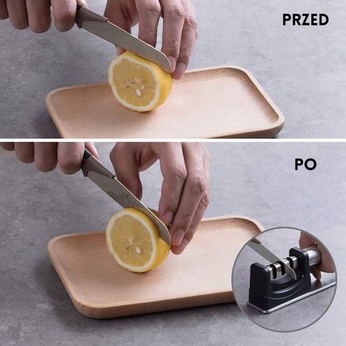 OSTRZAŁKA DO NOŻY KUCHENNYCH DIAMENTOWA OSTRZAŁKA OSEŁKA 3w1 TRÓJFAZOWA na Arena.pl