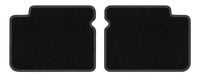 Dywaniki welurowe tylne Fiat Bravo II 2007-2012 hatchback czarne