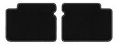 Dywaniki welurowe tylne Fiat Bravo II 2007-2012 hatchback czarne