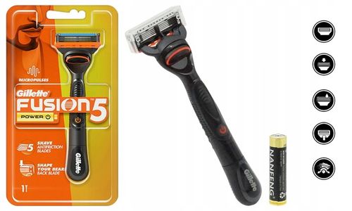 MASZYNKA DO GOLENIA GILLETTE FUSION 5 FUSION5 POWER MICROPULSES na Arena.pl