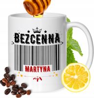 Kubek Dla Martyny Koleżanki Przyjaciółki Prezent Z Nadrukiem Biały 330Ml