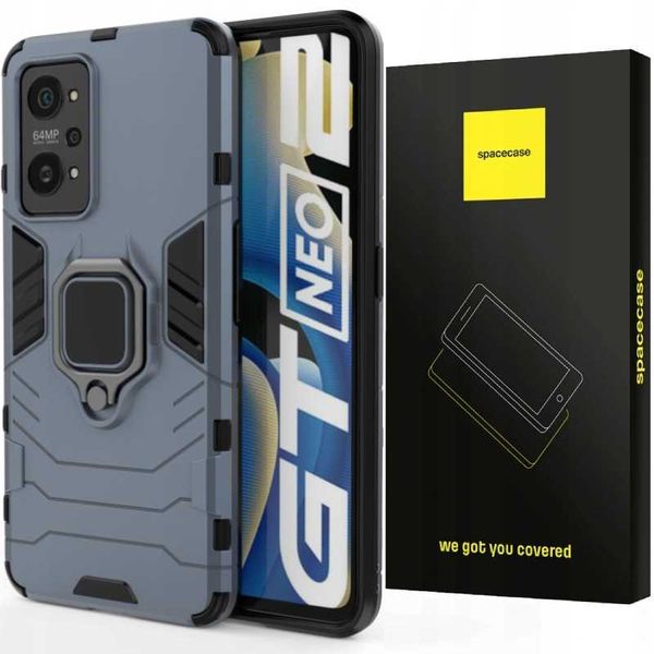 Spacecase X-Ring Realme Gt Neo 2 / 3T Niebieski zdjęcie 1