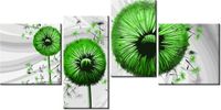 140CM 70 OBRAZ ZIELONE DMUCHAWCE 3 ŚCIENNY