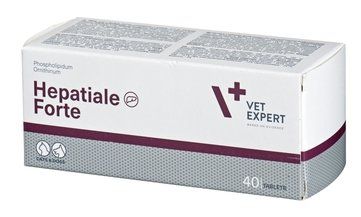 VETEXPERT Hepatiale Forte 40 Tabletek zdjęcie 1