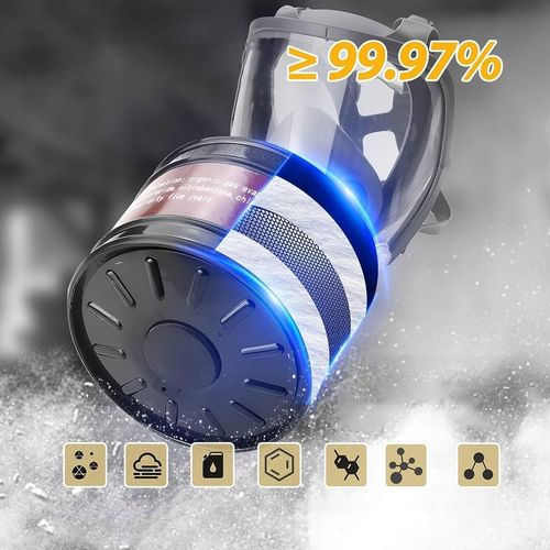 MASKA PRZECIWPYŁOWA + PRZECIWGAZOWA + 2 WKŁADY WĘGLOWE + 10x FILTRY Koanni na Arena.pl