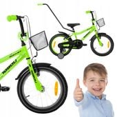 ROWER DZIECIĘCY ROWEREK 18 CALI TABOU ROCKET ALUMINIOWY PROWADNIK BMX LEKKI