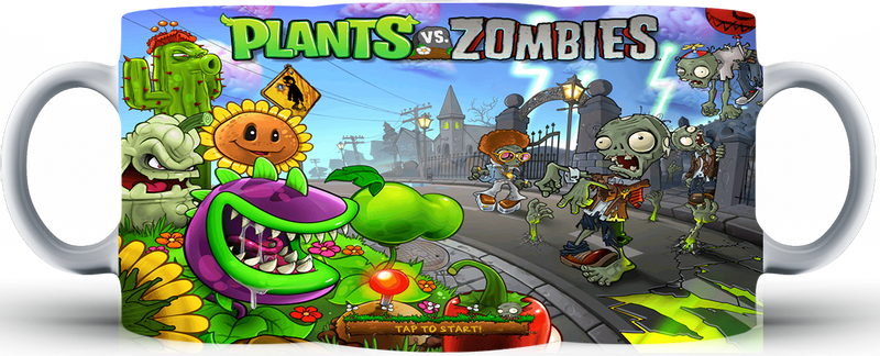 Kubek ceramiczny Plants vs Zombie zdjęcie 2