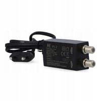 ZASILACZ ANTENOWY 12V PS2 DO DVB T T2 TV NAZIEMNEJ STABILNY SZYBKI