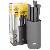 ZESTAW NOŻY KUCHENNYCH KOMPLET OSTRE NOŻE BLOK 5