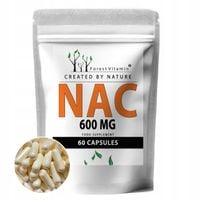FOREST NAC N- ACETYL -L-CYSTEINA 600mg 60kaps GLUTATION DETOX OCZYSZCZENIE