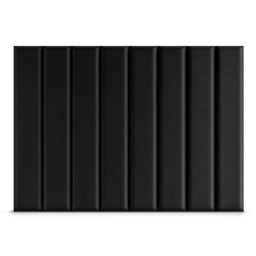 PANEL TAPICEROWANY CZARNY WEZGŁOWIE 3D 90cm x 15cm na Arena.pl