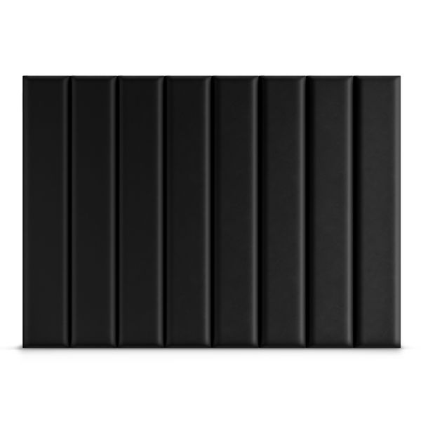 PANEL TAPICEROWANY CZARNY WEZGŁOWIE 3D 90cm x 15cm zdjęcie 4