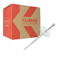 KOŁKI dyble do styropianu 26cm METALOWY trzpień