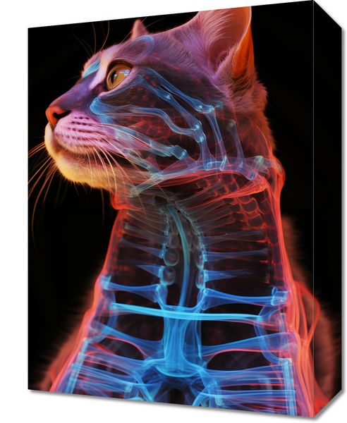 Obraz 30x40cm Anatomia Kota zdjęcie 1