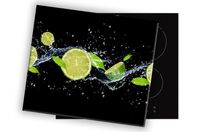 SZKLANA DESKA NA KUCHENKĘ 60x52 035A LIMONKI