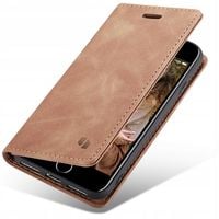 ETUI Z KLAPKĄ DO IPHONE 7/8/SE 2020 / 2022 SKÓRZANE CASE POKROWIEC + SZKŁO