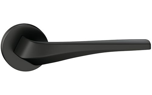 KLAMKA DRZWIOWA PREMIUM FLOW R KOLOR CZARNY na Arena.pl