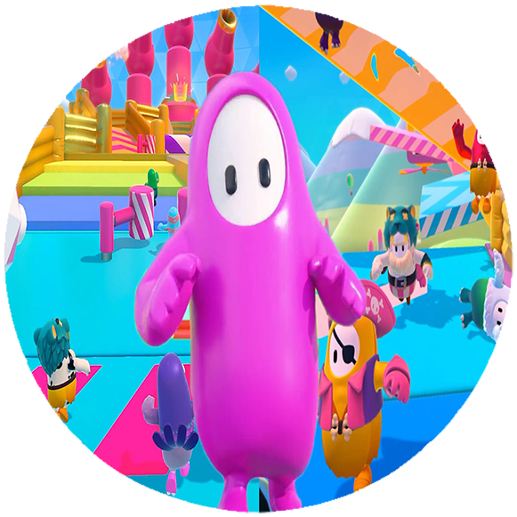 Opłatek na tort Fall Guys zdjęcie 1