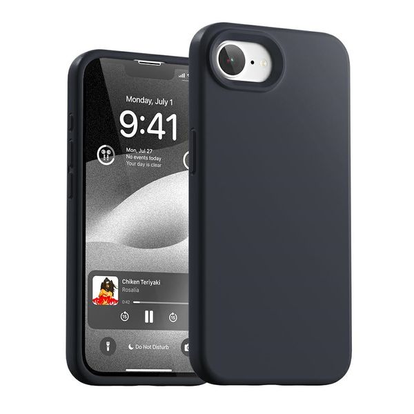 etui mercury silicone do iphone 16e      granatowy zdjęcie 3