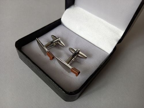 Spinki do mankietów wzór NOŻE na Arena.pl