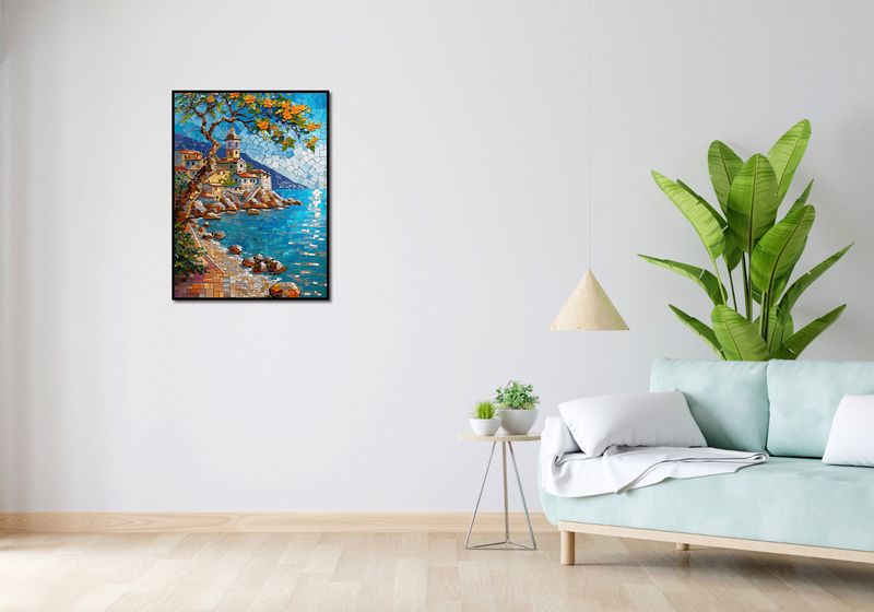 Plakat 60x80cm Mozaikowa Układanka zdjęcie 4