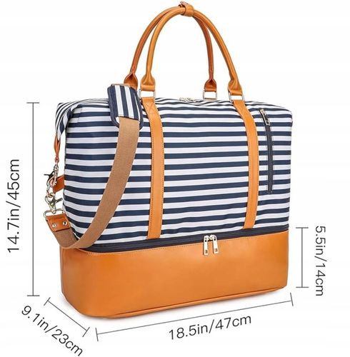 EverVanz duża damska torba podróżna weekendowa na Arena.pl