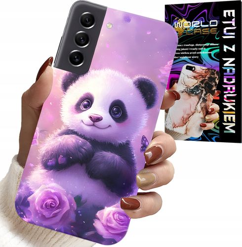 ETUI DO SAMSUNG GALAXY S22 - SŁODKA PANDA WZORY DLA DZIECI + SZKŁO na Arena.pl
