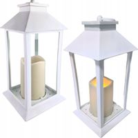 LATARENKA LED NA BATERIE LATARNIA LAMPION + ŚWIECA