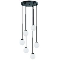 LAMPA wisząca Ota VI Orlicki Design modernistyczna OPRAWA szklane kule ZWIS kaskada balls biała czarna