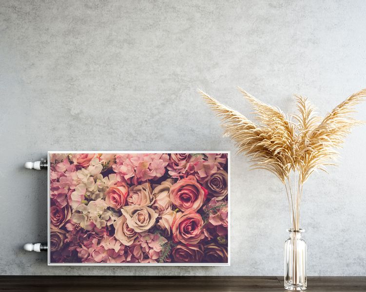MAGNETYCZNA Maskownica KALORYFERA Kwiaty Róże PEONIE 120cm x 60cm zdjęcie 5